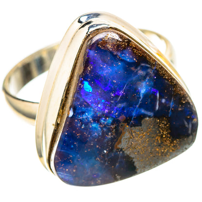 Boulder Opal 925 Sterling Silver Ring Size 9.75 (925 Sterling Silver) RING137663