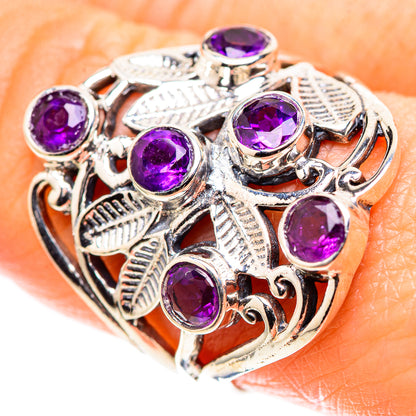 Faceted Amethyst Ring Size 9 (925 Sterling Silver) RING136844