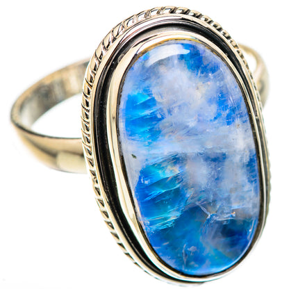 Large Rainbow Moonstone Ring Size 11 (925 Sterling Silver) RING135898