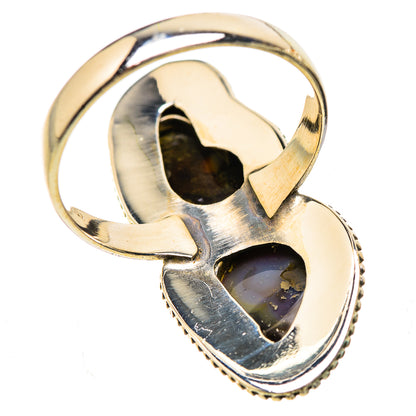 Large Mexican Fire Agate Ring Size 9.75 (925 Sterling Silver) RING135392