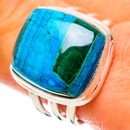 Malachite In Chrysocolla Ring Size 9.75 (925 Sterling Silver) RING135818