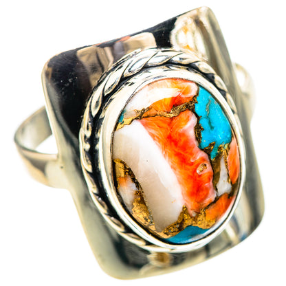 Spiny Oyster Turquoise Ring Size 11.75 (925 Sterling Silver) RING136457