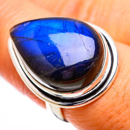 Labradorite Ring Size 7.5 (925 Sterling Silver) RING135849