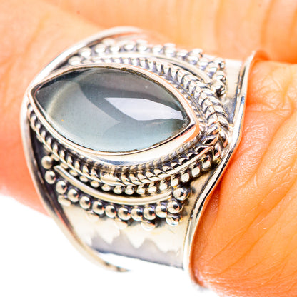 Natural Aquamarine Ring Size 6.5 (925 Sterling Silver) RING136799