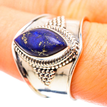 Lapis Lazuli 925 Sterling Silver Ring Size 8 (925 Sterling Silver) RING137409