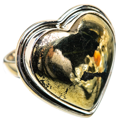 Large Pyrite Ring Size 6 (925 Sterling Silver) RING135958