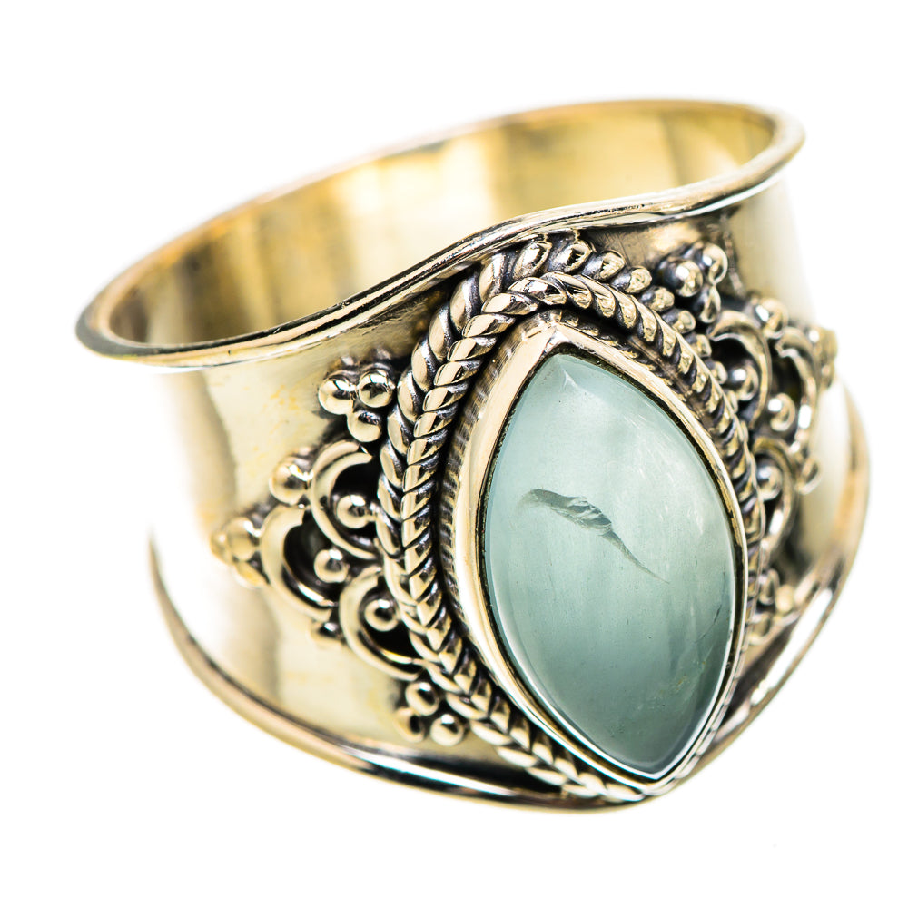 Natural Aquamarine Ring Size 9.25 (925 Sterling Silver) RING135528