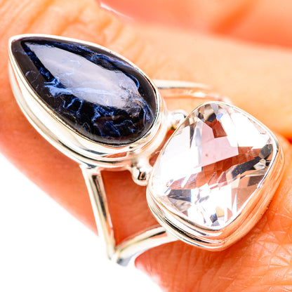 Pietersite, White Quartz Ring Size 9 (925 Sterling Silver) RING136242
