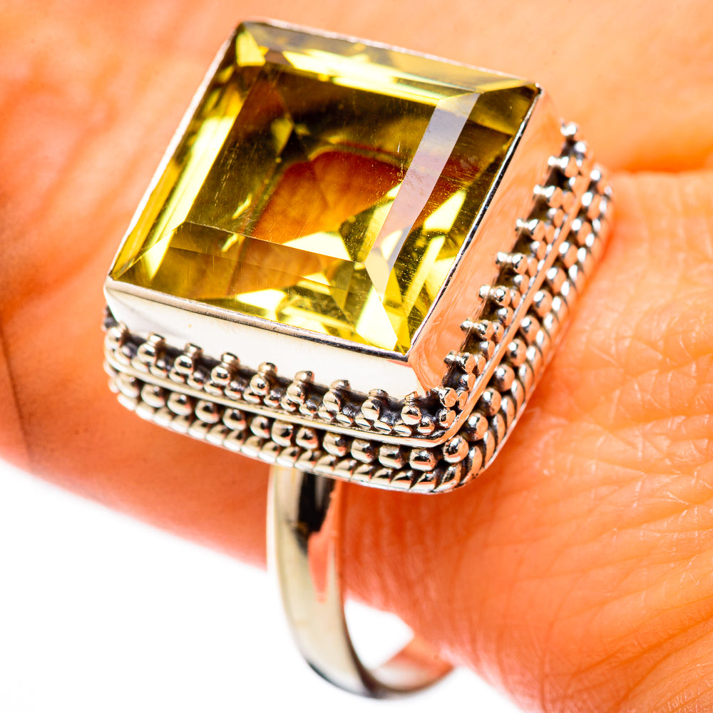 Faceted Citrine Ring Size 11 (925 Sterling Silver) RING135420