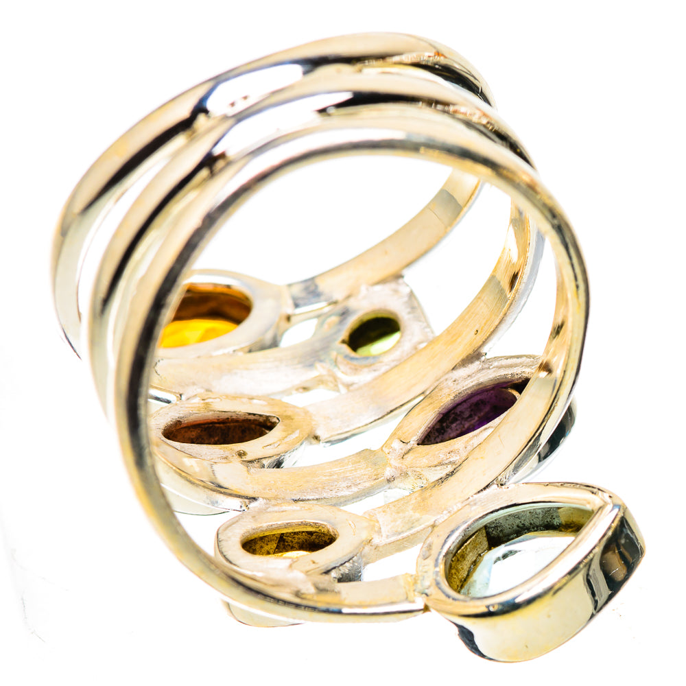 Ana Silver Co Garnet, Amethyst, Citrine, Peridot, Blue Topaz Ring Size 9 (925 Sterling Silver)