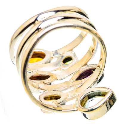 Ana Silver Co Garnet, Amethyst, Citrine, Peridot, Blue Topaz Ring Size 9 (925 Sterling Silver)