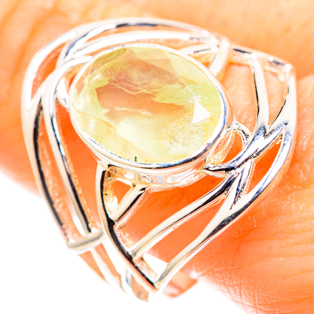 Prehnite 925 Sterling Silver Ring Size 11 (925 Sterling Silver) RING137489
