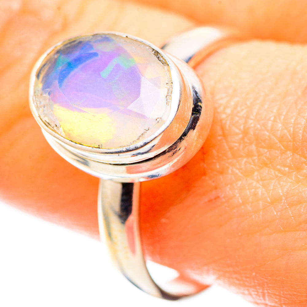 Ethiopian Opal 925 Sterling Silver Ring Size 10 (925 Sterling Silver) RING137509
