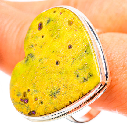 Huge Atlantisite Ring Size 12.75 (925 Sterling Silver) RING135577
