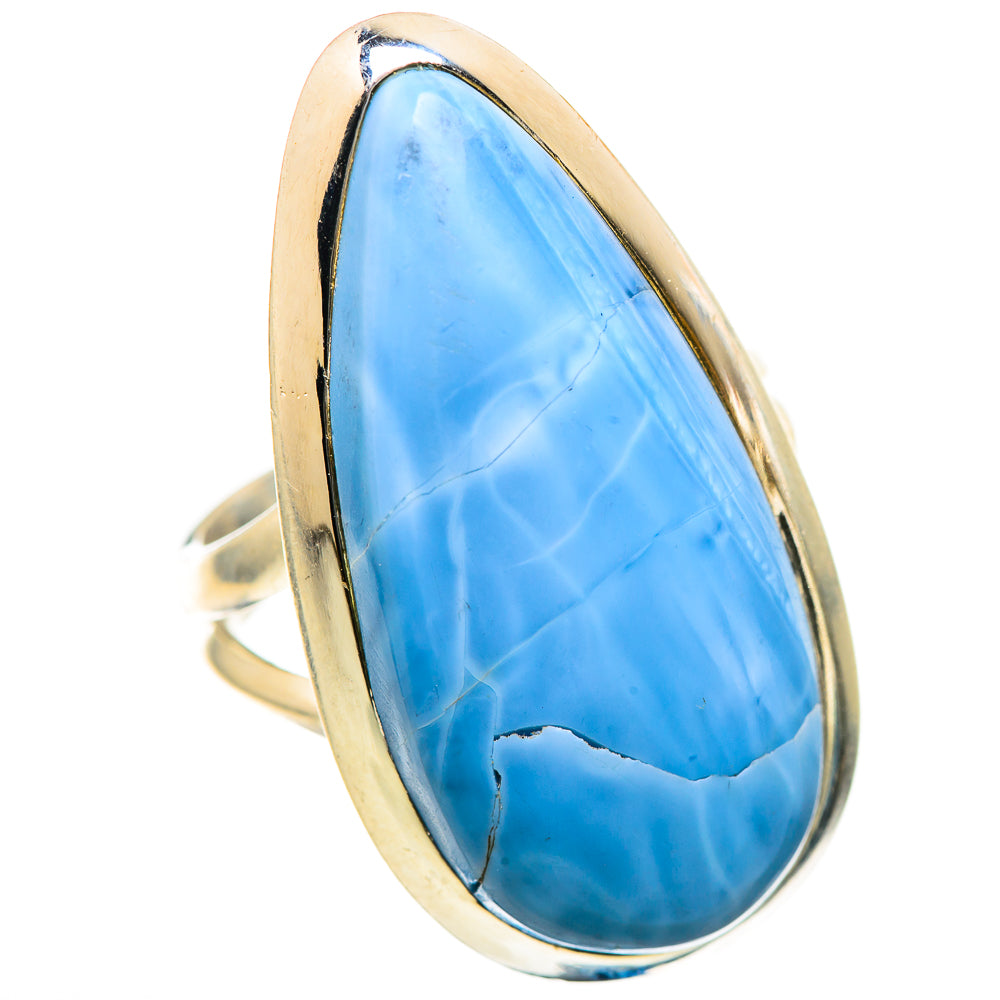 Large Owyhee Opal 925 Sterling Silver Ring Size 6.75 Ana Co R136358