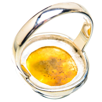 Scenic Dendritic Agate Ring Size 9 (925 Sterling Silver) RING135826