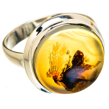 Scenic Dendritic Agate Ring Size 8 (925 Sterling Silver) RING134901