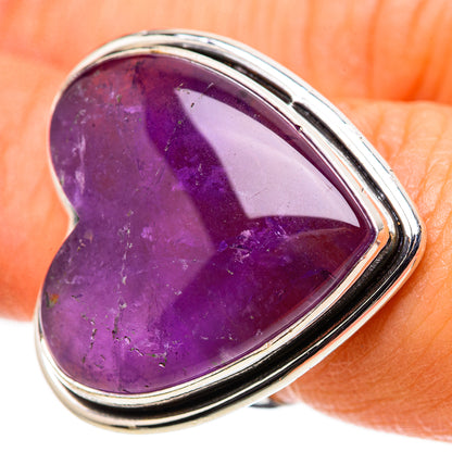 Large Amethyst Ring Size 6 (925 Sterling Silver) RING134739