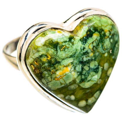 Large Rainforest Jasper Ring Size 10.75 (925 Sterling Silver) RING136107