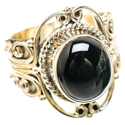 Black Onyx 925 Sterling Silver Ring Size 7.5 (925 Sterling Silver) RING137220