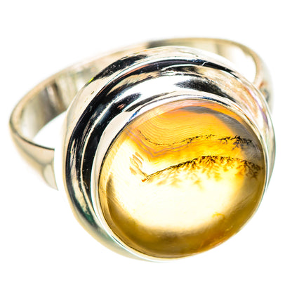 Scenic Dendritic Agate Ring Size 7 (925 Sterling Silver) RING135695
