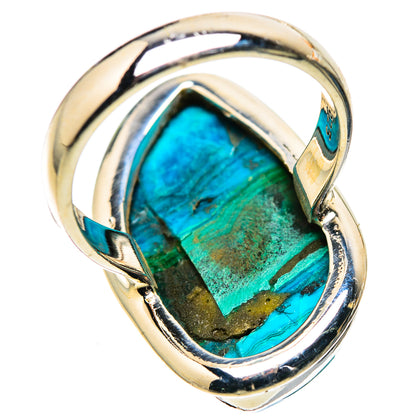 Malachite In Chrysocolla Ring Size 6.25 (925 Sterling Silver) RING136016