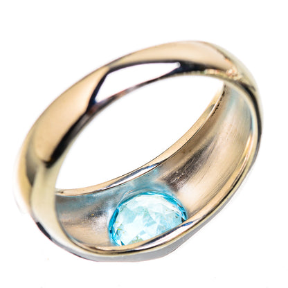 Blue Topaz Ring Size 7.75 (925 Sterling Silver) RING135845