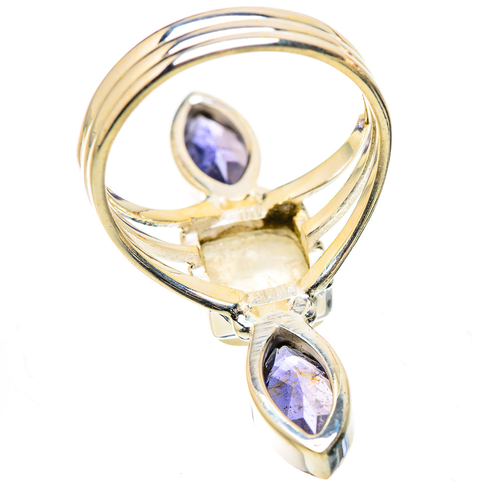 Ana Silver Co Rainbow Moonstone, Tanzanite Ring Size 8.25 (925 Sterling Silver)