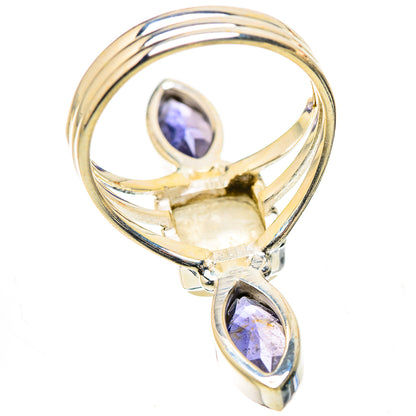 Ana Silver Co Rainbow Moonstone, Tanzanite Ring Size 8.25 (925 Sterling Silver)