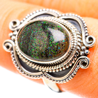 Andamooka Opal Ring Size 8 (925 Sterling Silver) RING136783