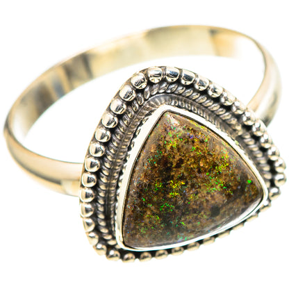 Andamooka Opal Ring Size 10 (925 Sterling Silver) RING136675