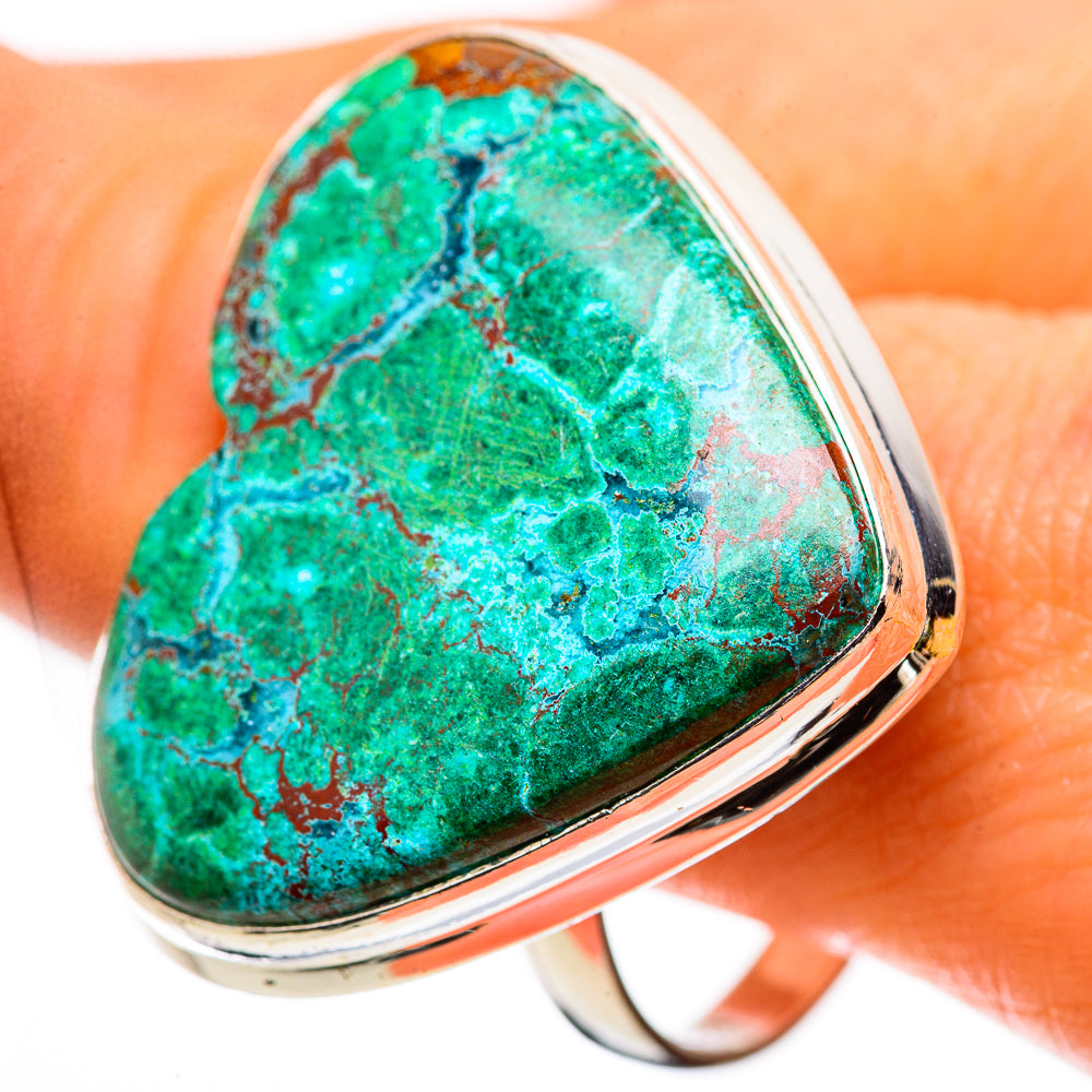 Ana Silver Co Huge Chrysocolla Ring Size 12.75 (925 Sterling Silver)