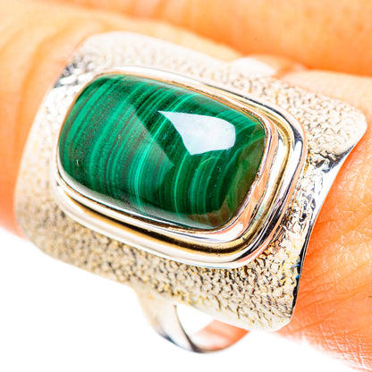 Malachite Ring Size 11 (925 Sterling Silver) RING136567