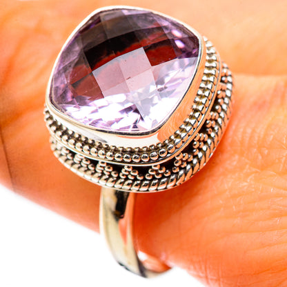Ana Silver Co Faceted Amethyst Ring Size 9.75 (925 Sterling Silver)