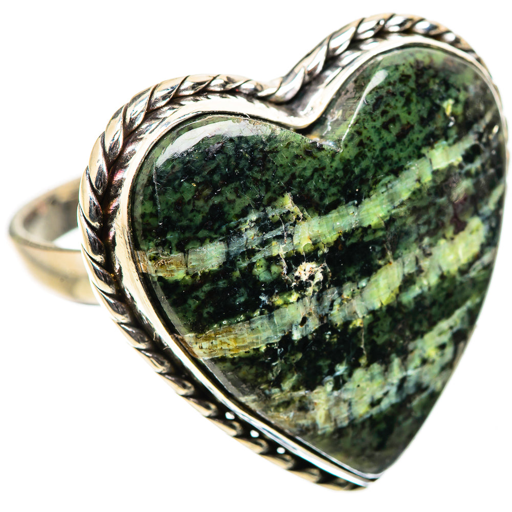 Ana Silver Co Large Green Swiss Opal Ring Size 11.75 (925 Sterling Silver)