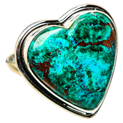 Large Chrysocolla Ring Size 10.75 (925 Sterling Silver) RING136161