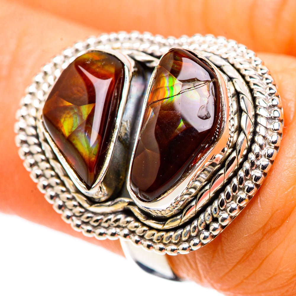 Mexican Fire Agate Ring Size 6 (925 Sterling Silver) RING135634