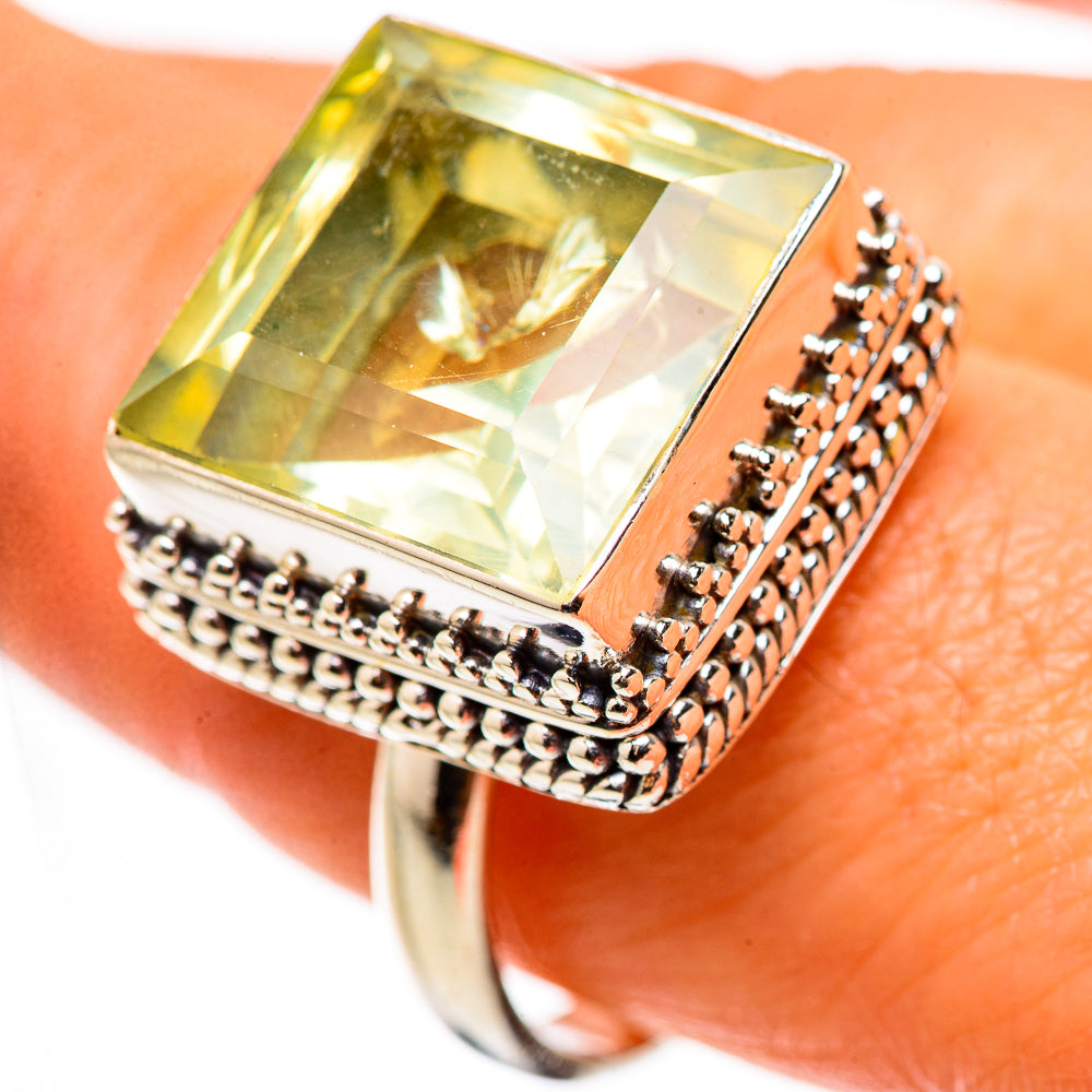 Faceted Citrine Ring Size 11.75 (925 Sterling Silver) RING134618