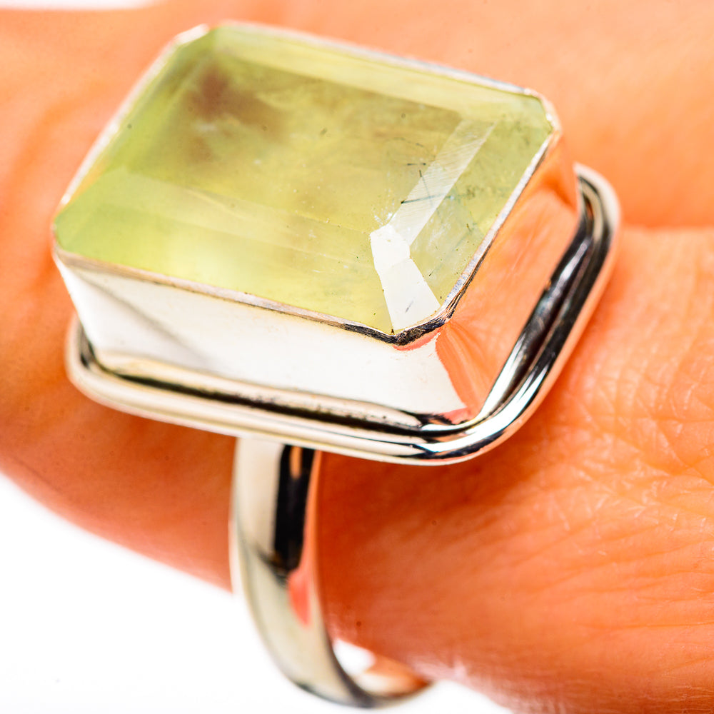 Prehnite Ring Size 9.75 (925 Sterling Silver) RING134623