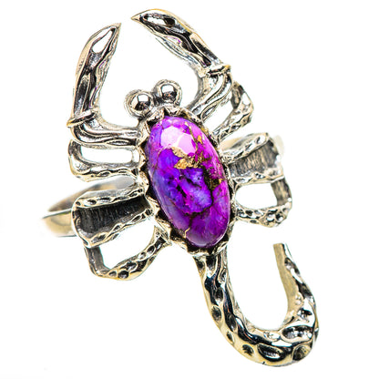 Ana Silver Co Purple Copper Composite Turquoise Ring Size 10 (925 Sterling Silver)