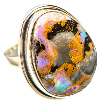 Large Boulder Opal 925 Sterling Silver Ring Size 9.25 (925 Sterling Silver) RING137361
