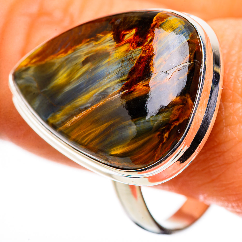 Large Pietersite Ring Size 12 (925 Sterling Silver) RING134755