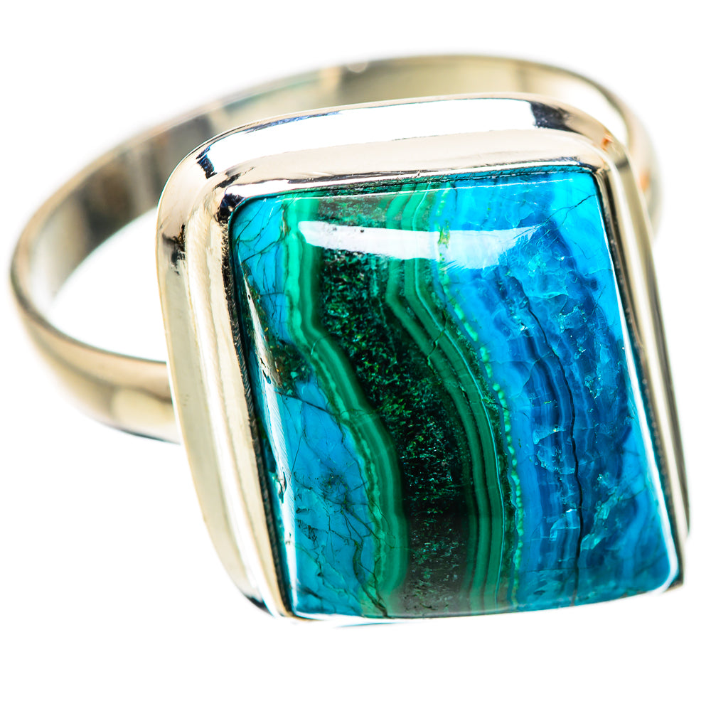 Ana Silver Co Malachite In Chrysocolla Ring Size 12.75 (925 Sterling Silver)