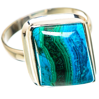 Ana Silver Co Malachite In Chrysocolla Ring Size 12.75 (925 Sterling Silver)
