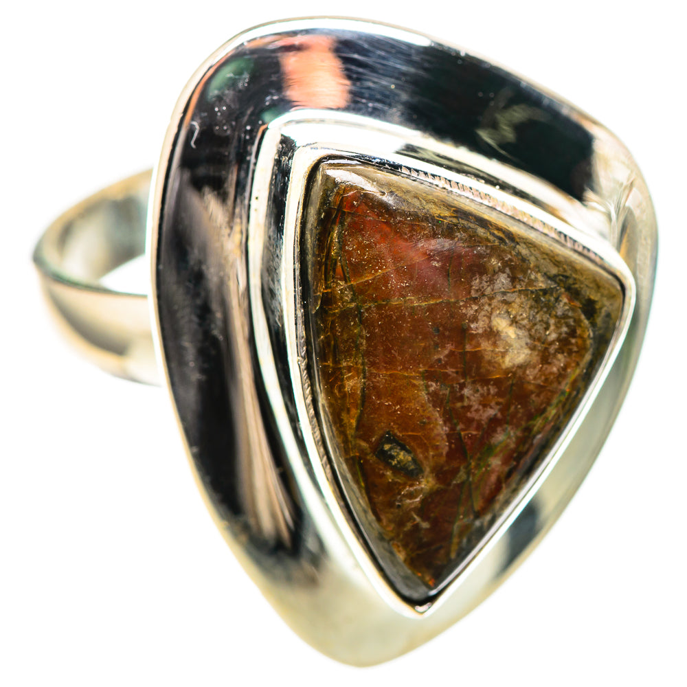 Ammolite 925 Sterling Silver Ring Size 9.75 Ana Co R136257