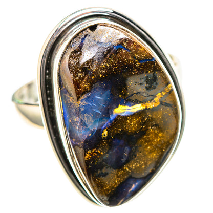 Boulder Opal Ring Size 10.5 (925 Sterling Silver) RING136635