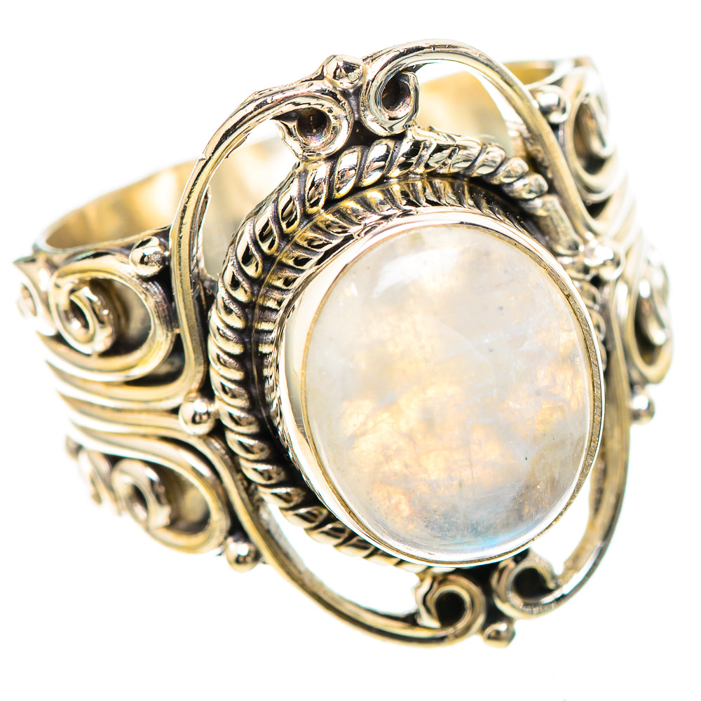 Rainbow Moonstone 925 Sterling Silver Ring Size 8.25 (925 Sterling Silver) RING137186