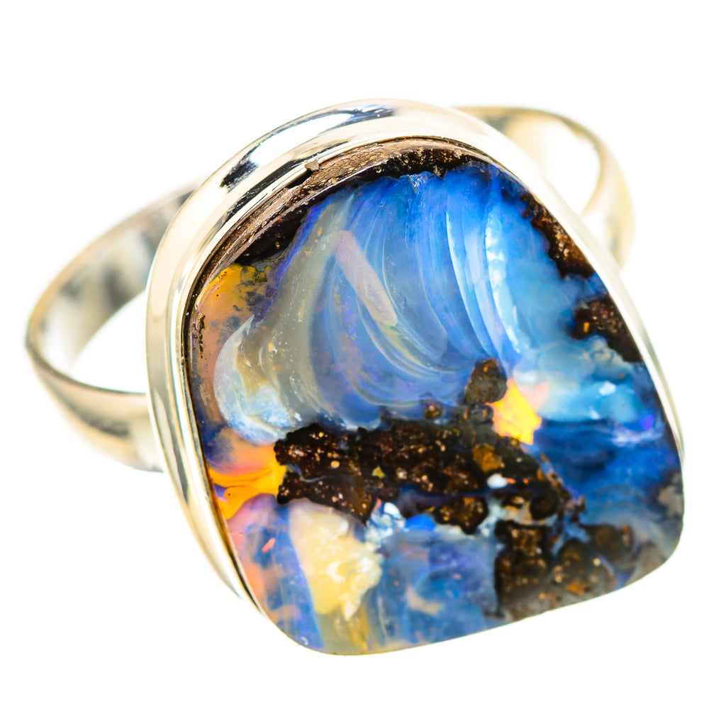 Boulder Opal Ring Size 11.75 (925 Sterling Silver) RING136659
