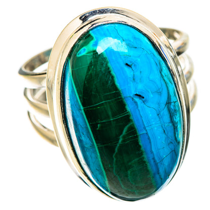 Ana Silver Co Malachite In Chrysocolla Ring Size 9 (925 Sterling Silver)