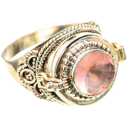 Poison Rose Quartz 925 Sterling Silver Ring Size 11.75 (925 Sterling Silver) RING137285